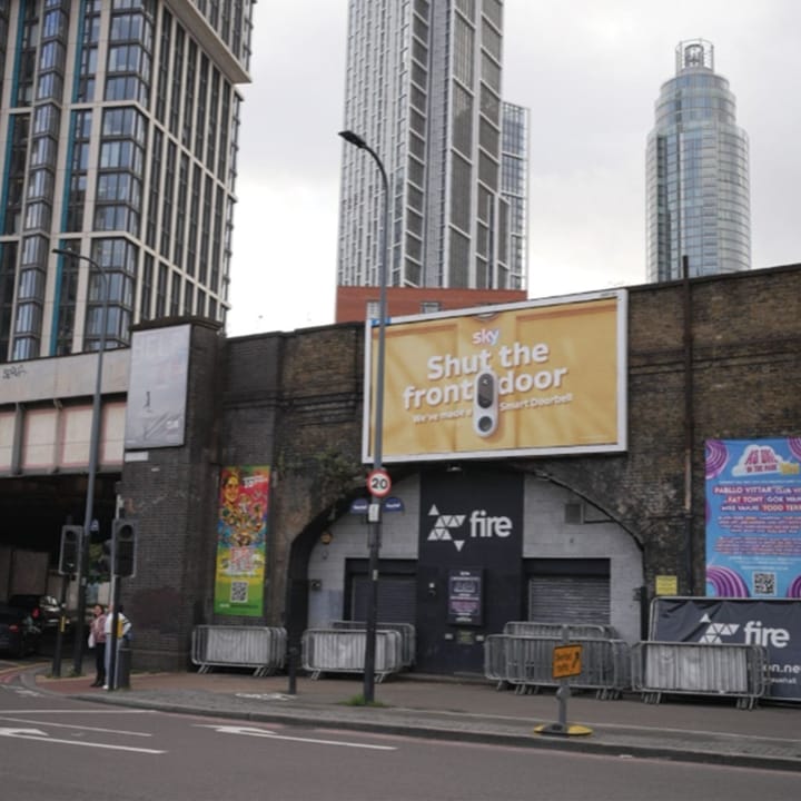 Roadside billboard in the UK.