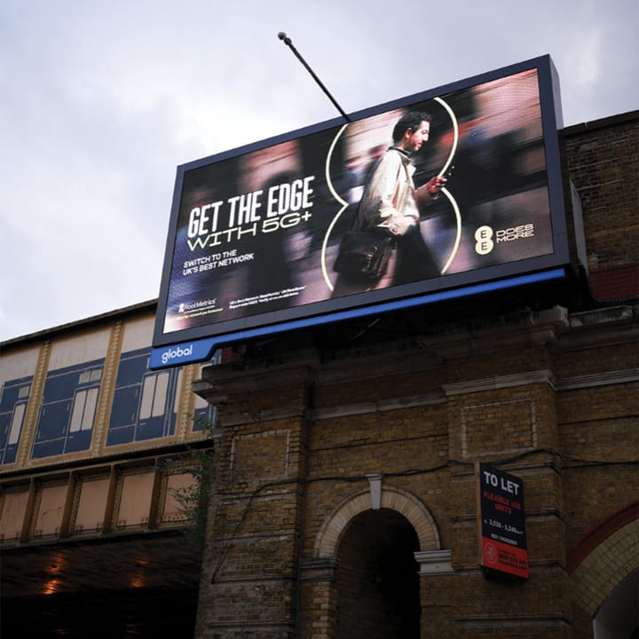 Digital outdoor billboard.