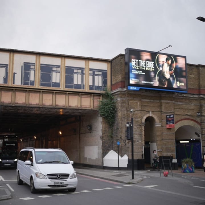Digital outdoor billboard.