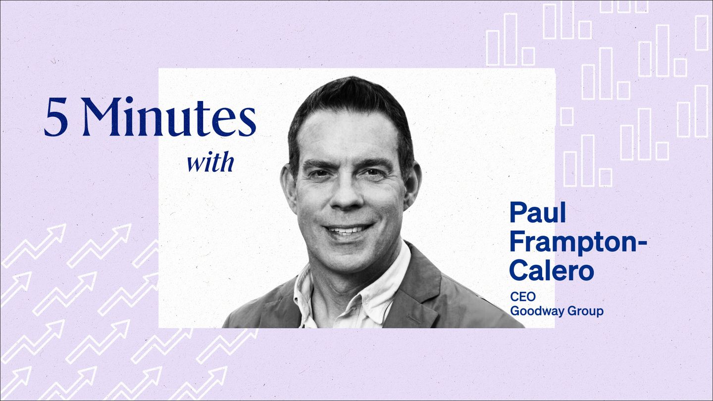 5 Minutes with Paul Frampton-Calero, CEO, Goodway Group