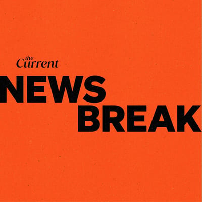 The Current News Break Template Just Text Orange 1200x1200px v2